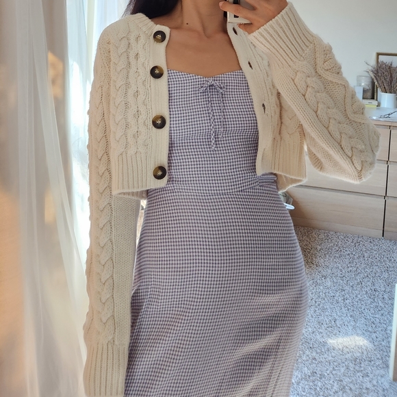 Reformation check maxi dress - Picture 2 of 10